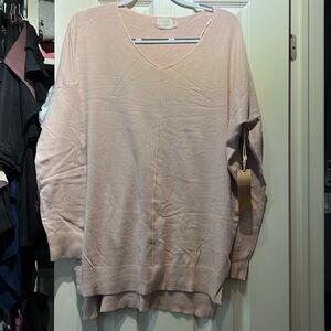 Larzac sweater - Heathered Peony